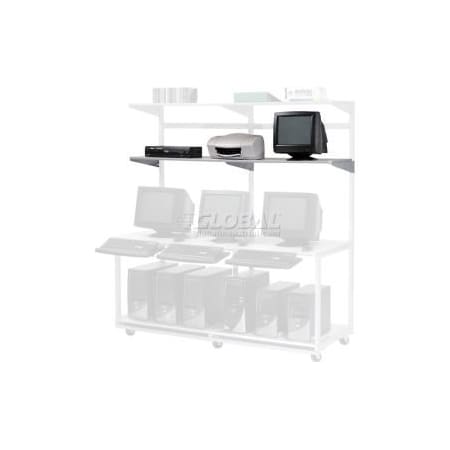 Global Equipment Additional 72"W x 18"D Shelf for LAN Workstation, 1/Pack C-23980